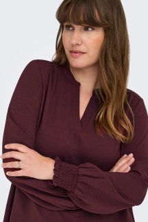 Pluusid ONLY CARMAKOMA 15285157-Tawny-Port