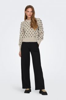 Džemprid JACQUELINE DE YONG 15304813-Cement-BLACK