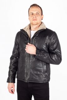 Voodriga nahktagi DEERCRAFT 3701-0144-black-beige