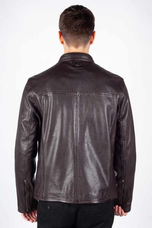 Nahkjakid MAURITIUS 1201-0848-dark-brown