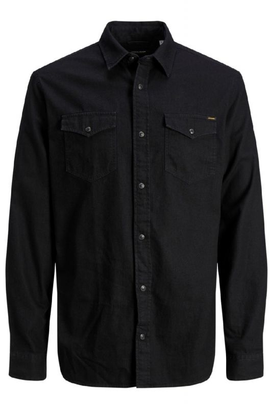 Teksasärgid JACK & JONES 12138115-Black
