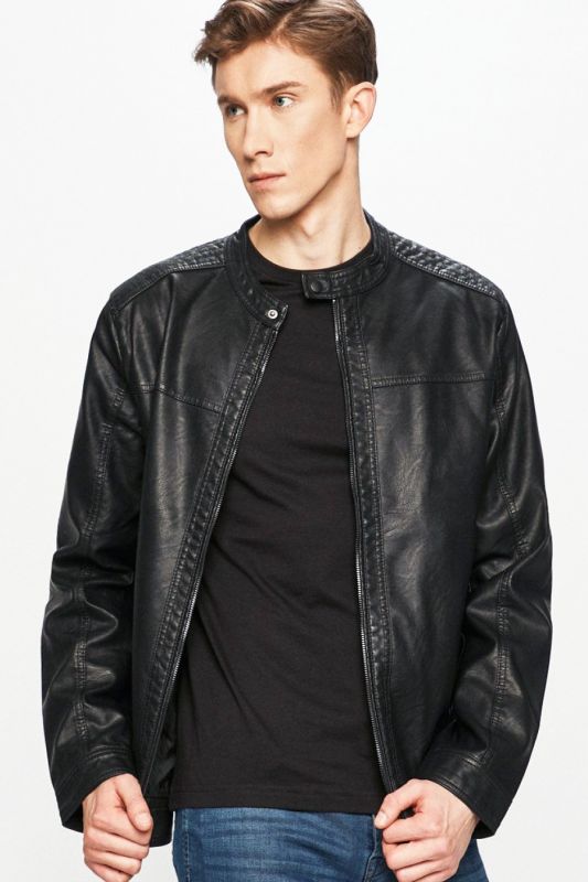 Nahkjakid JACK & JONES 12182461-BLACK