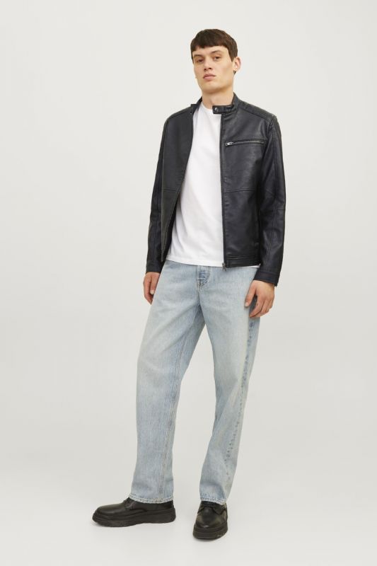 Nahkjakid JACK & JONES 12261196-Black