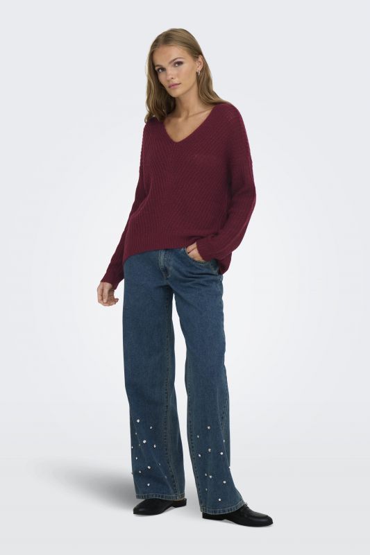 Džemprid JACQUELINE DE YONG 15208245-Cabernet-WBP