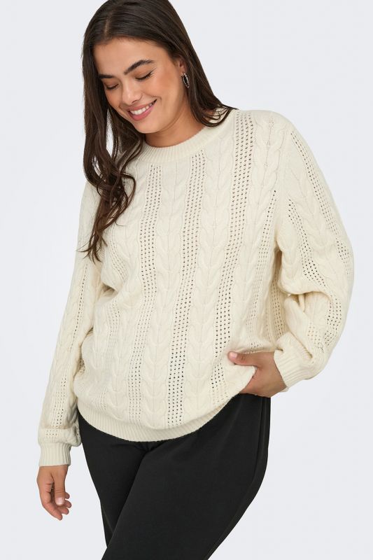 Džemprid ONLY CARMAKOMA 15358155-Whitecap-Gray