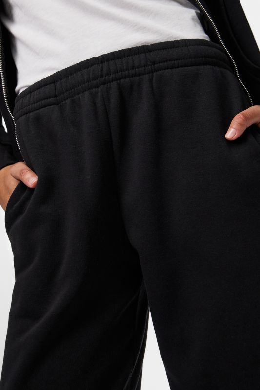 Kangast püksid PIECES 17156301-Black