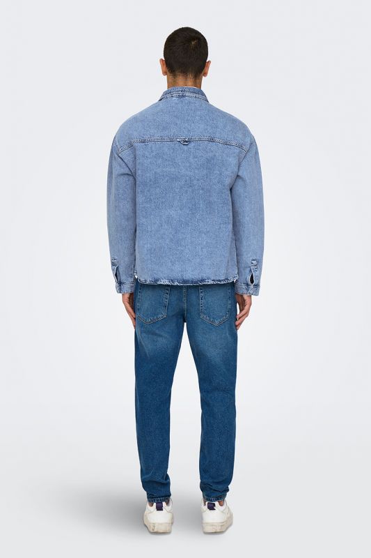 Teksajakid ONLY & SONS 22034613-Medium-Blue