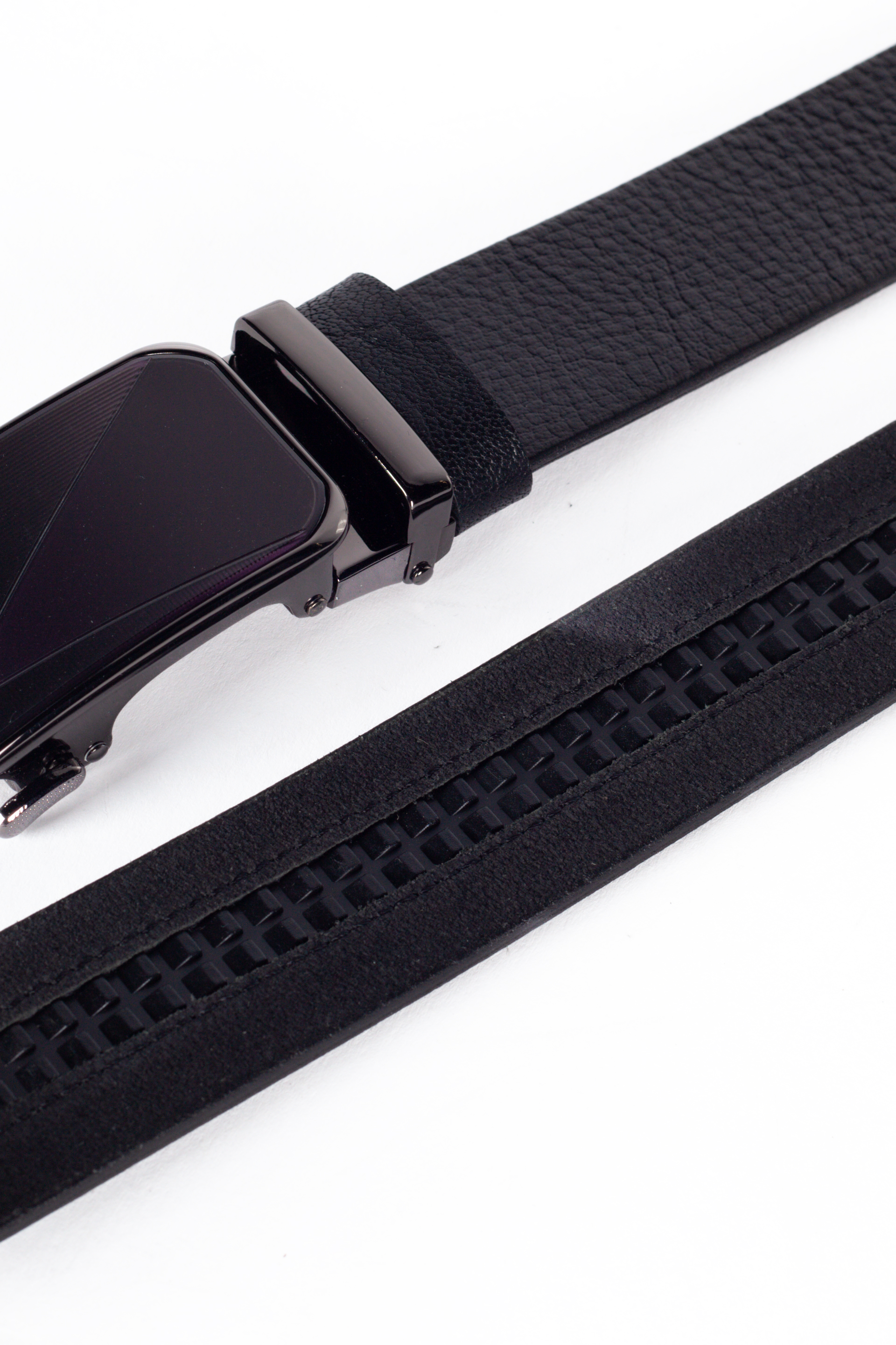 Leather belt BLK JEANS 984135-202-101-BLACK