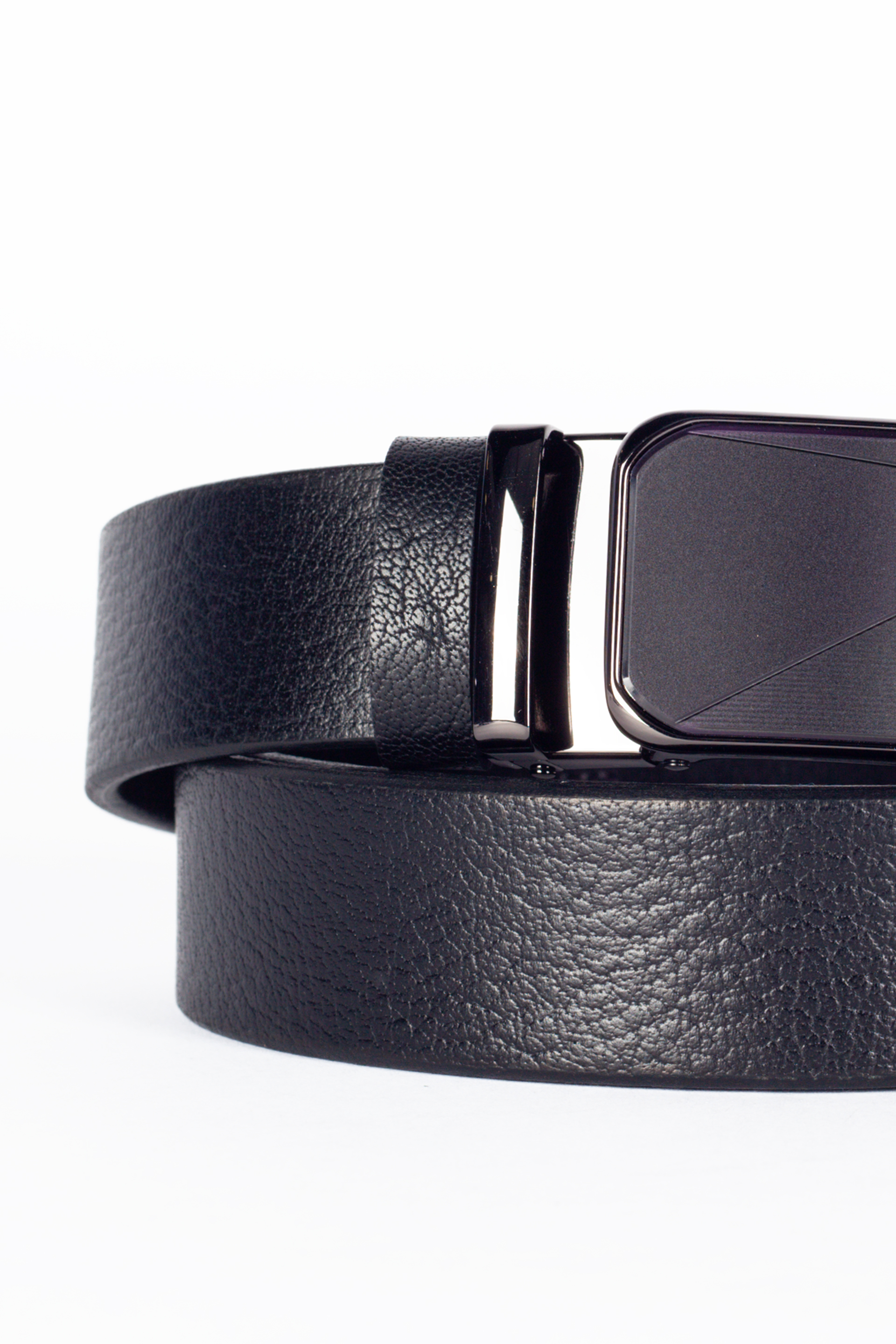 Leather belt BLK JEANS 984135-202-101-BLACK