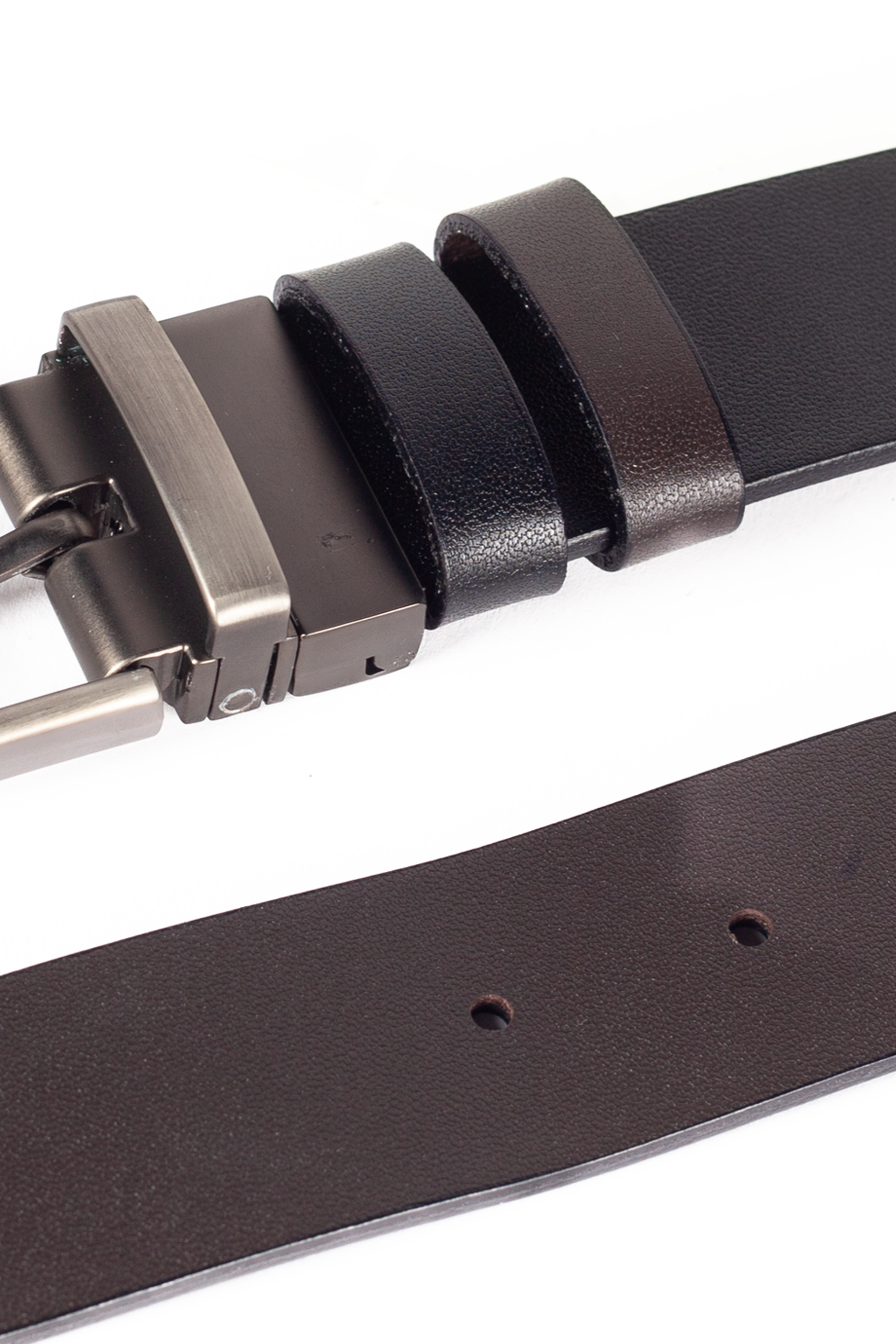 Leather belt X JEANS BASICS 98-009-DV-BR