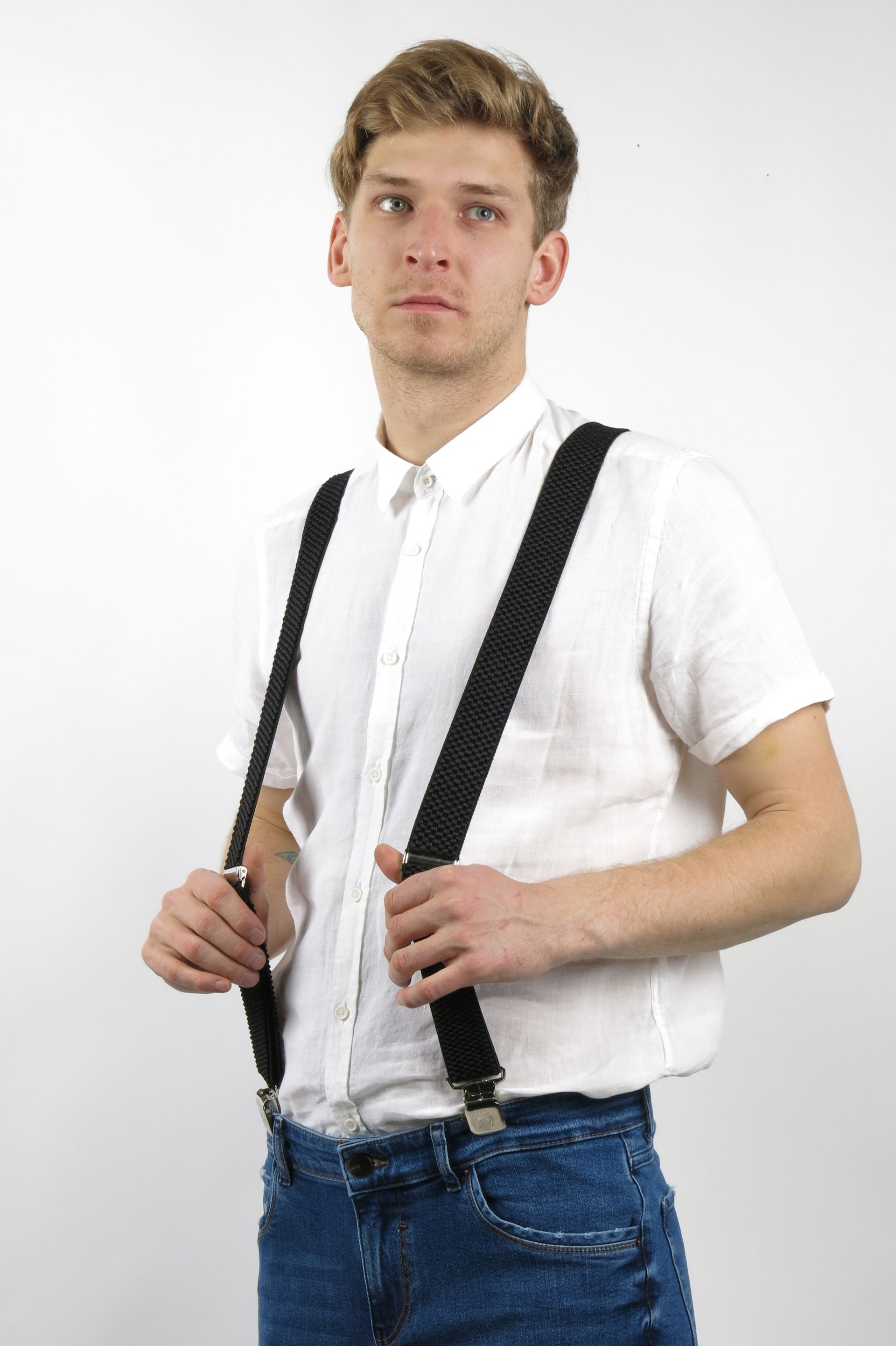 Suspenders X JEANS DMAX40-BLACK
