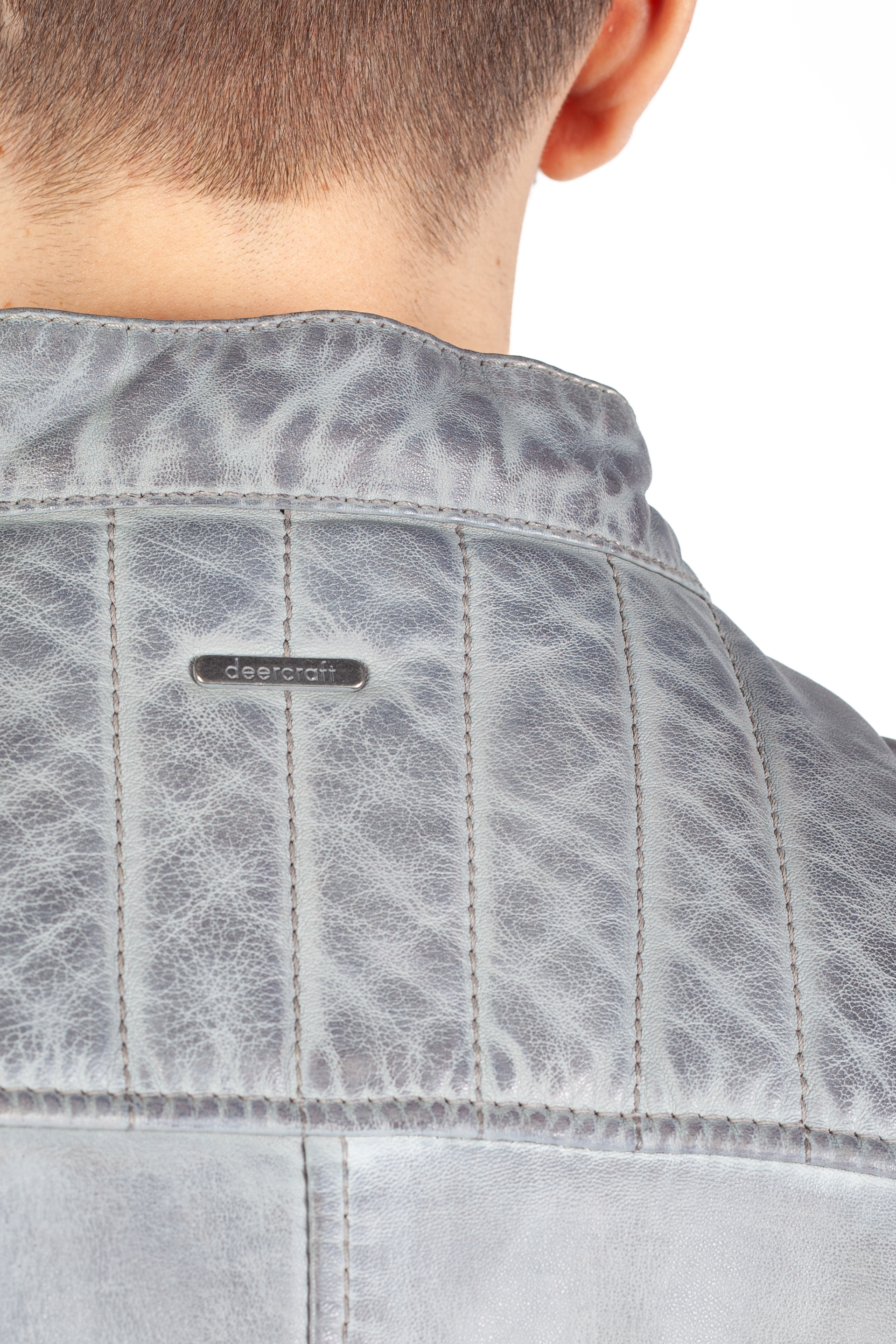 Leather jacket DEERCRAFT 3701-0151-grey