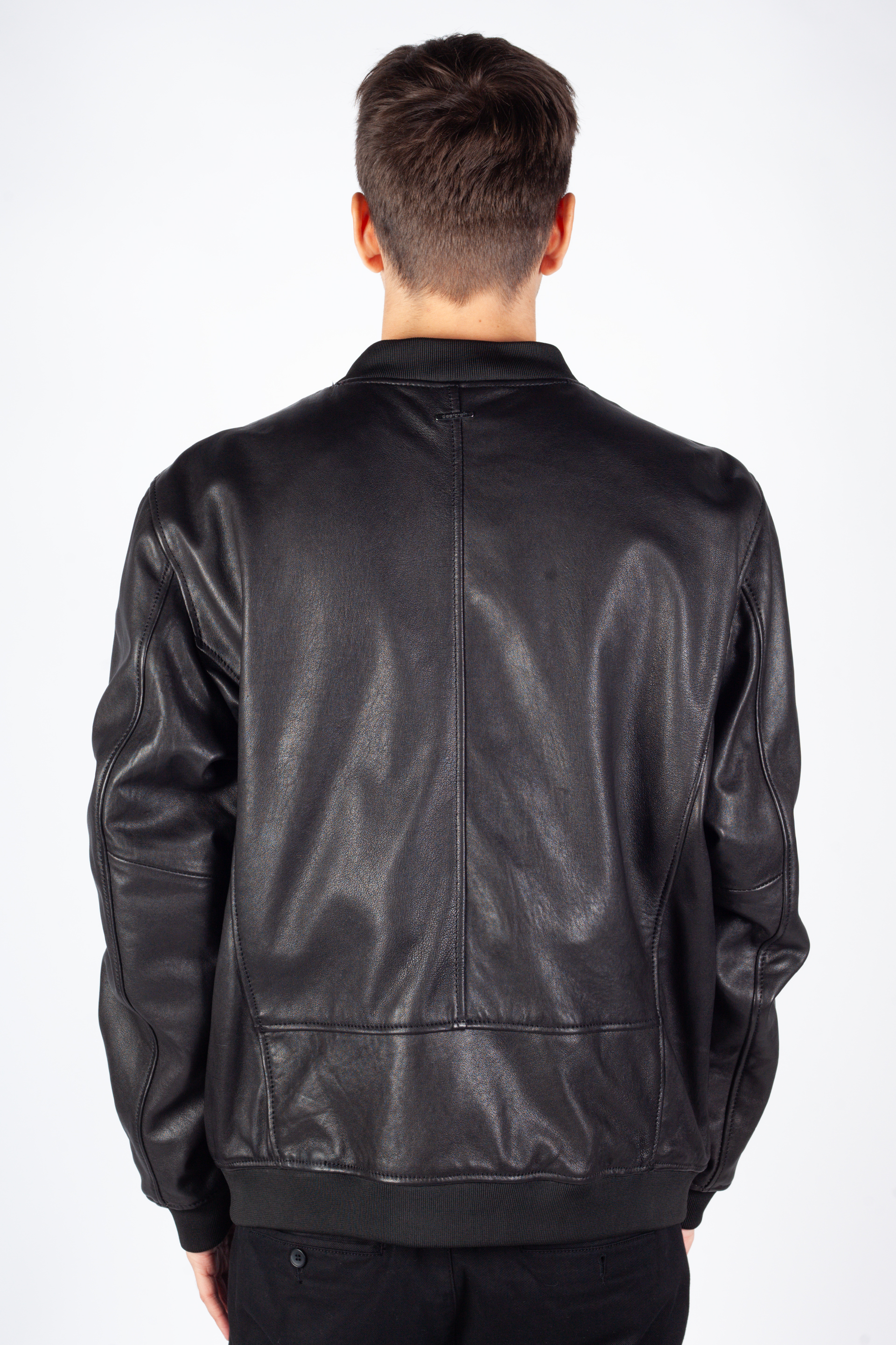 Leather jacket DEERCRAFT 3701-0159-black