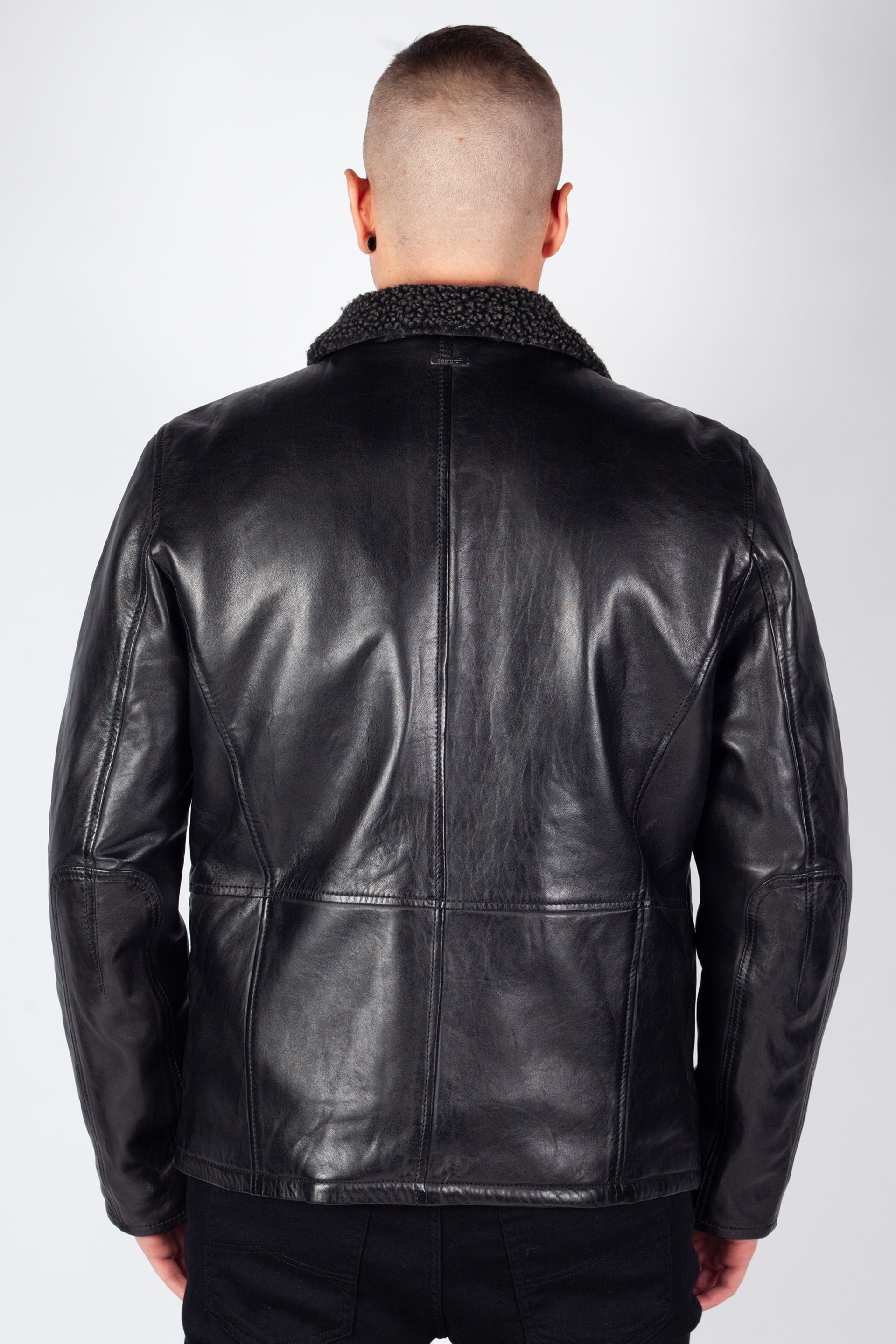 Leather jacket DEERCRAFT 3701-0163-black