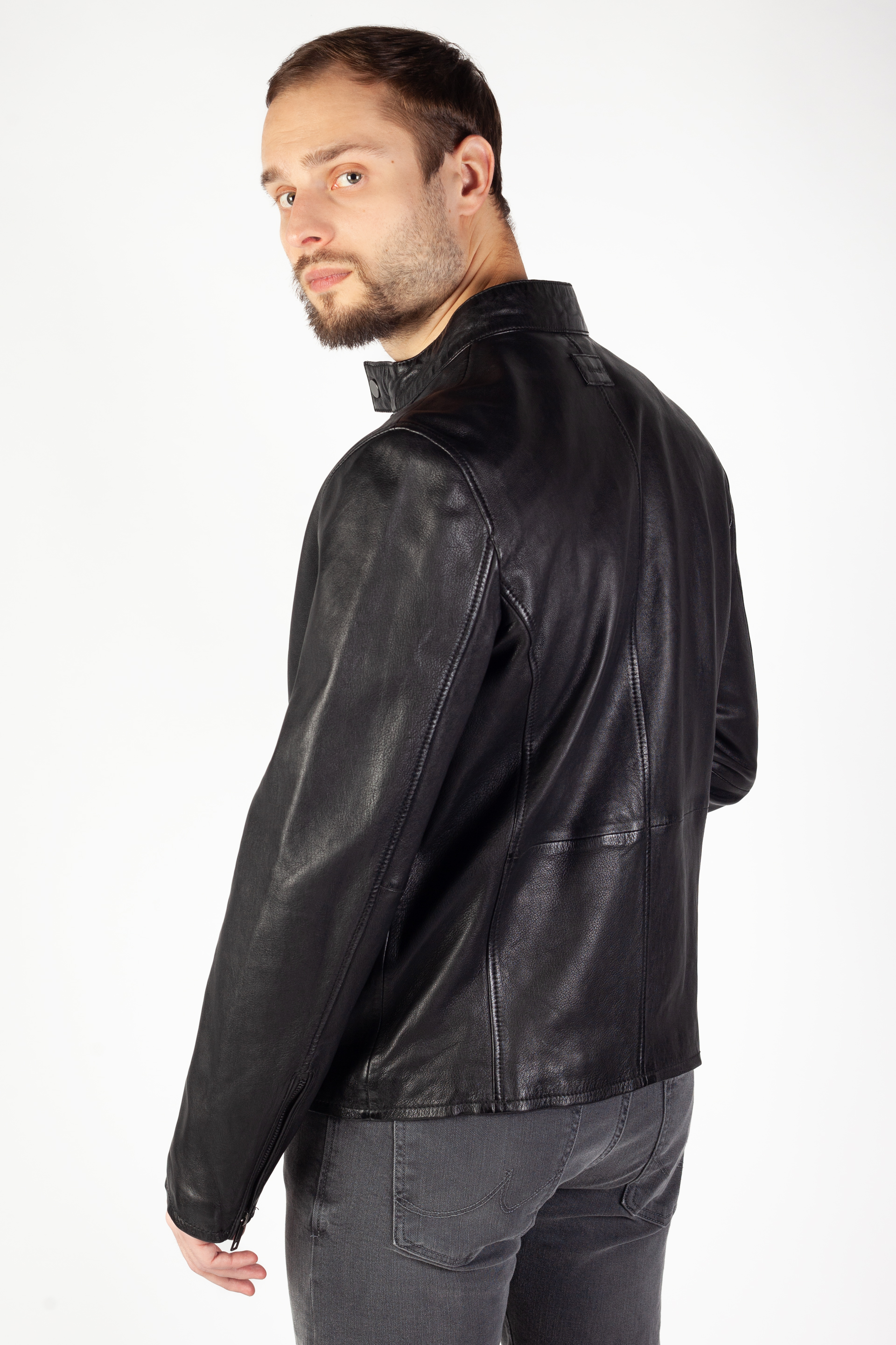 Leather jacket DEERCRAFT DMKaris-LANIV-black