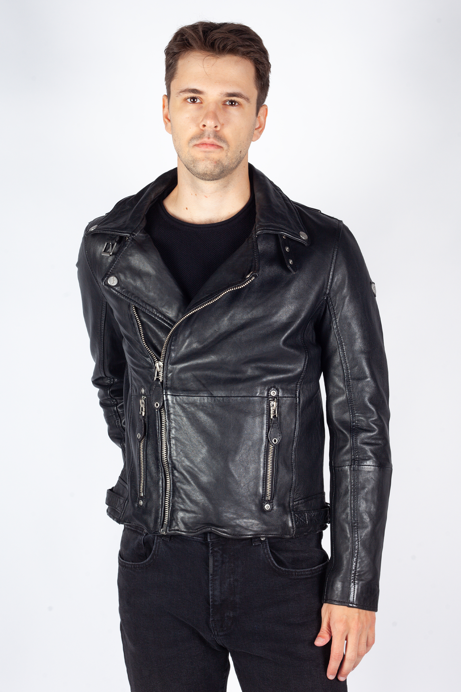 Leather jacket GIPSY 1901-0004-black
