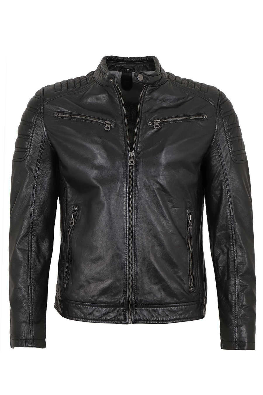 Leather jacket GIPSY GMChesto-LAORV-black