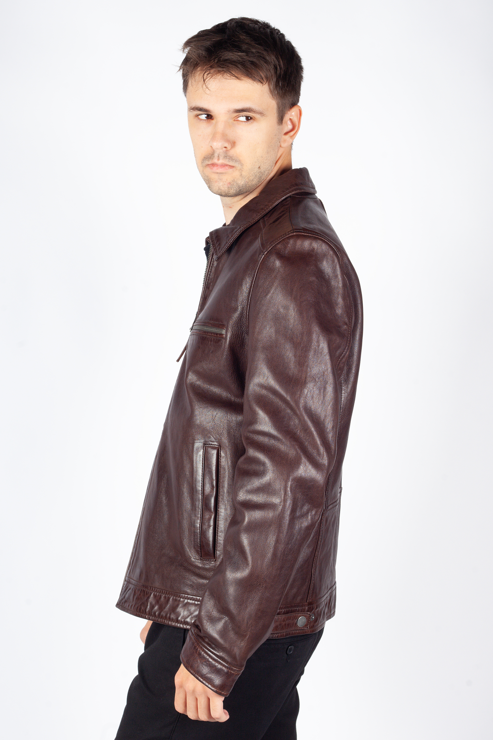 Leather jacket MAURITIUS 1201-0847-chestnut