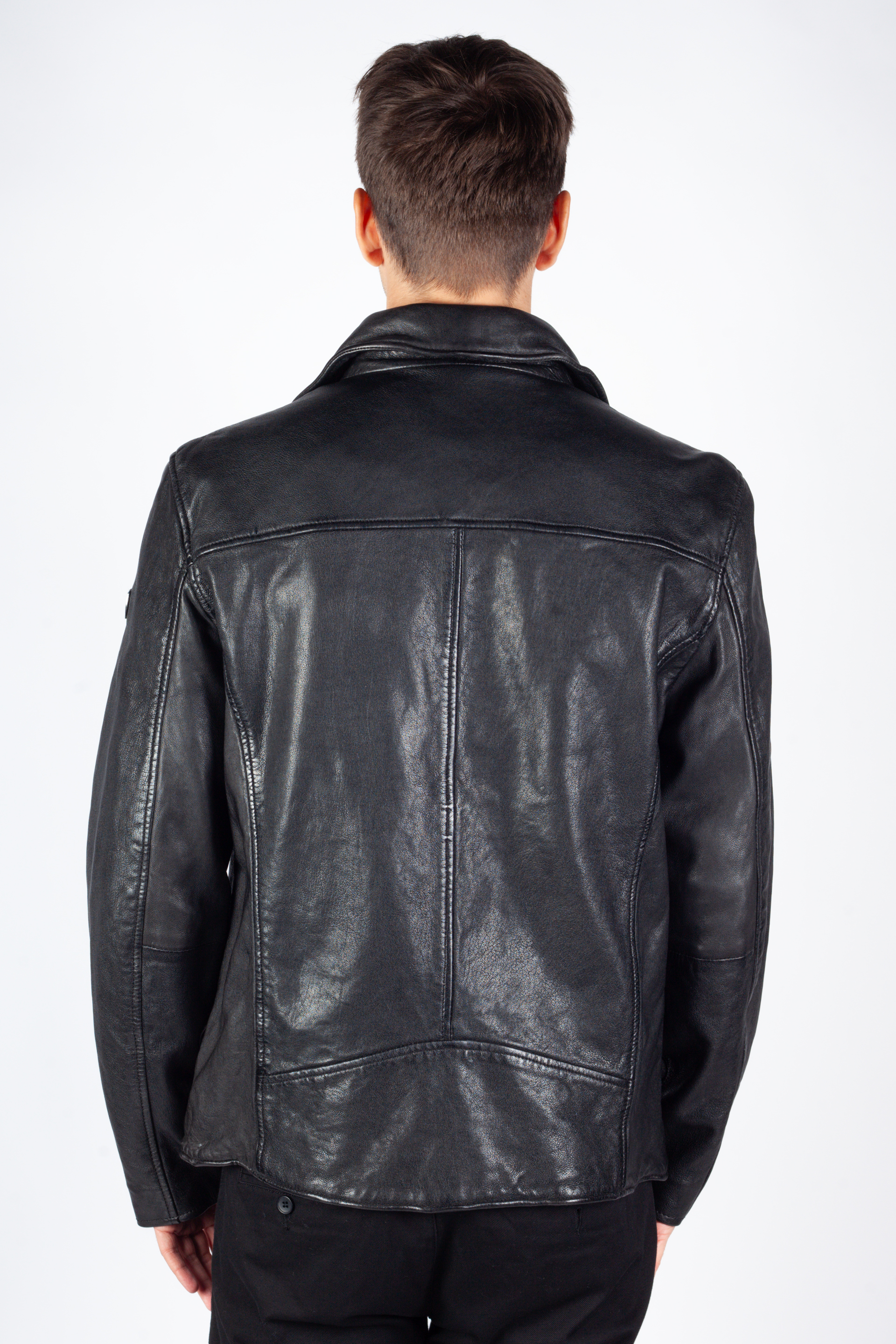 Leather jacket MAURITIUS 1201-0849-black