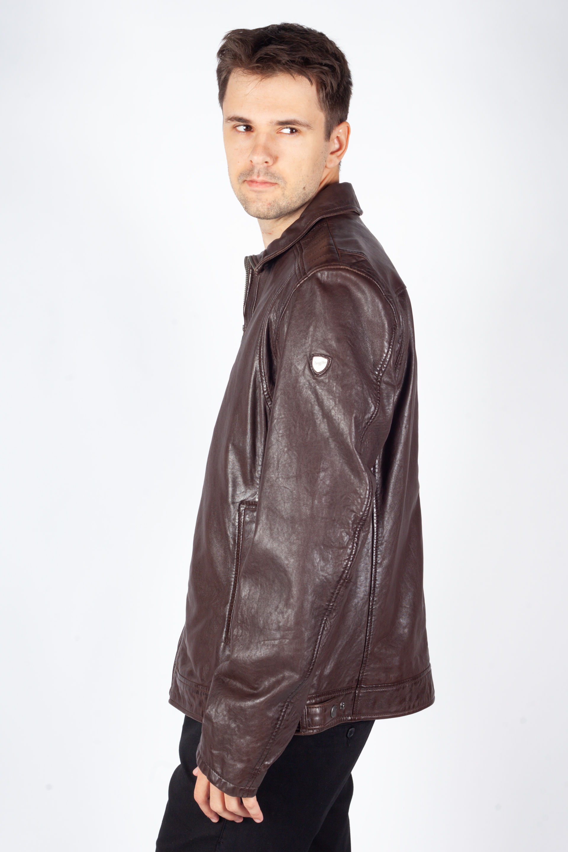 Leather jacket MAURITIUS 1201-0687-chestnut