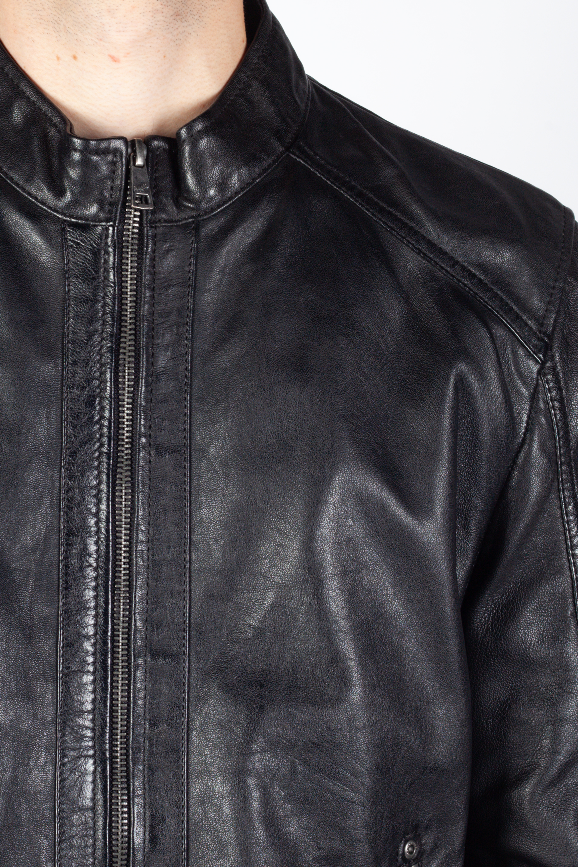 Leather jacket MAURITIUS 1901-0006-black