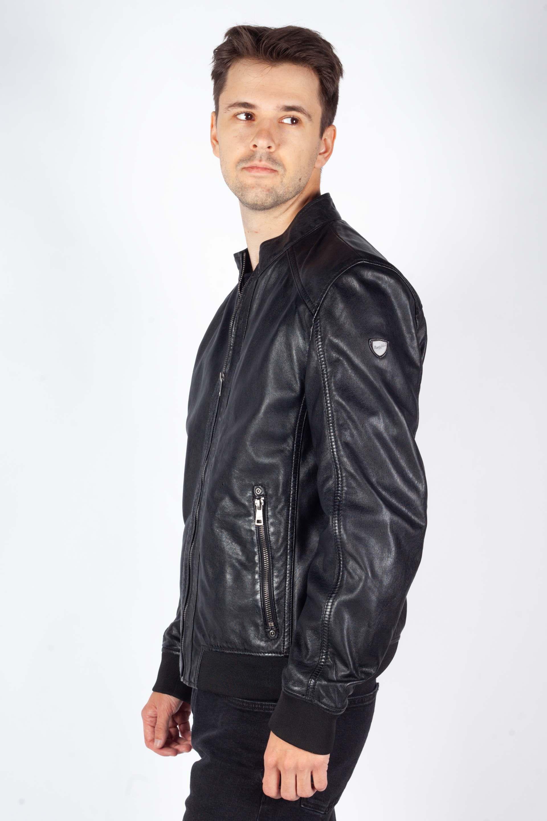 Leather jacket MAURITIUS 1901-0006-black