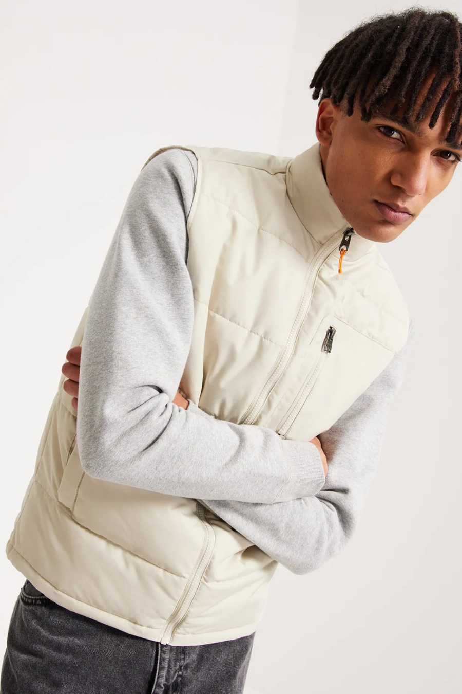 Vest ONLY & SONS 22024229-Silver-Lining