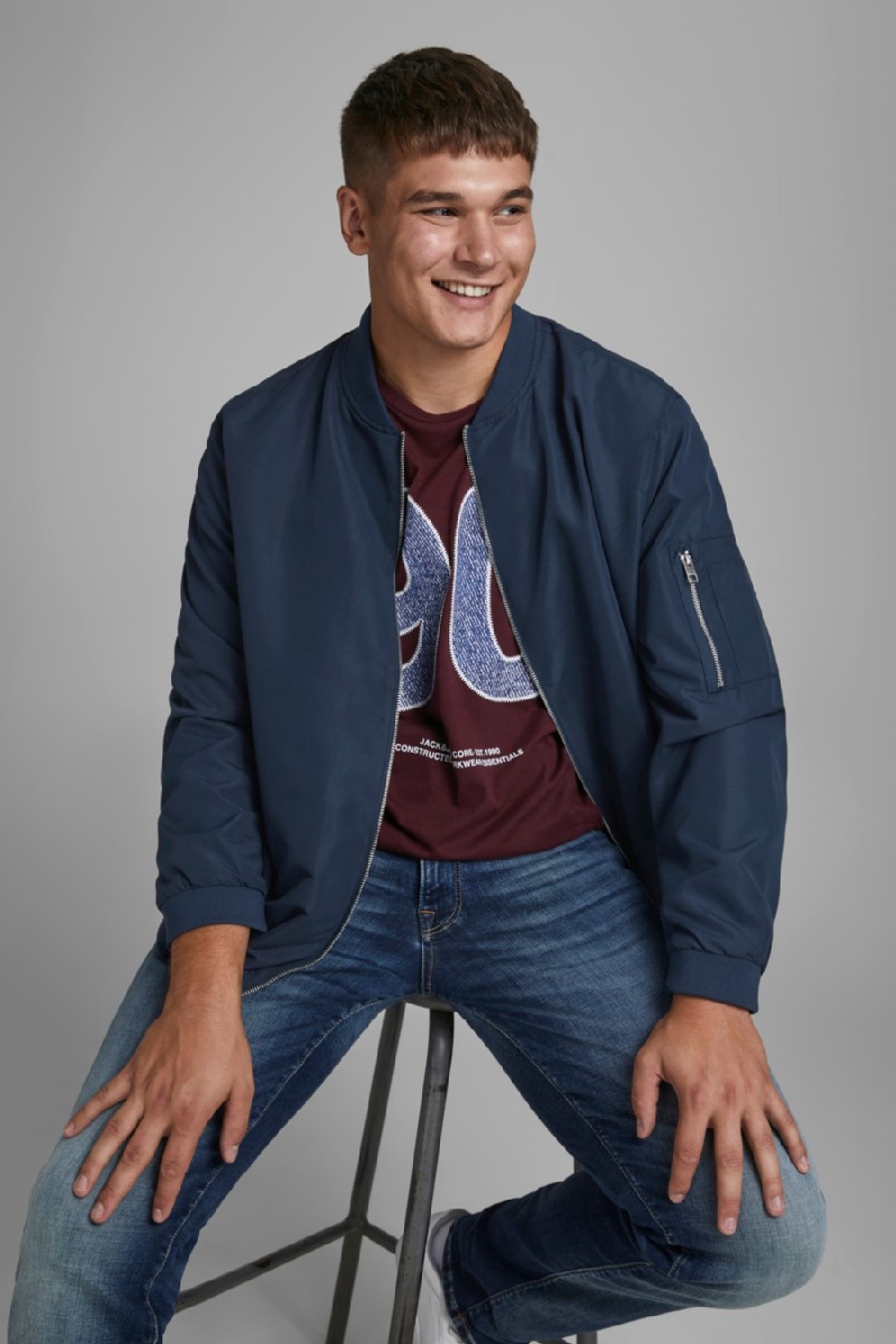 Wind jacket JACK & JONES 12173990-Navy-Blazer