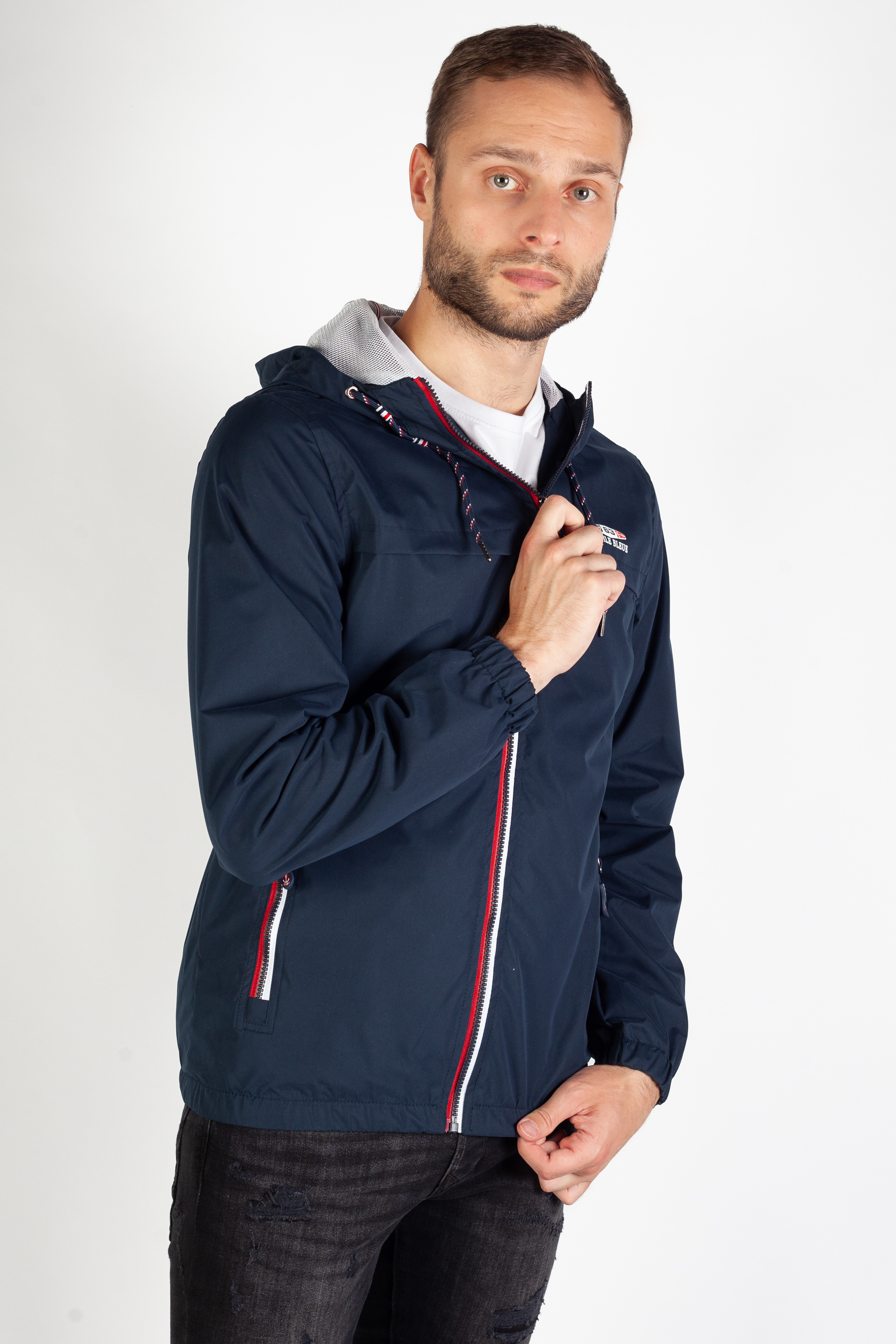 Wind jacket VOILE BLEUE AMARRE-NAVY