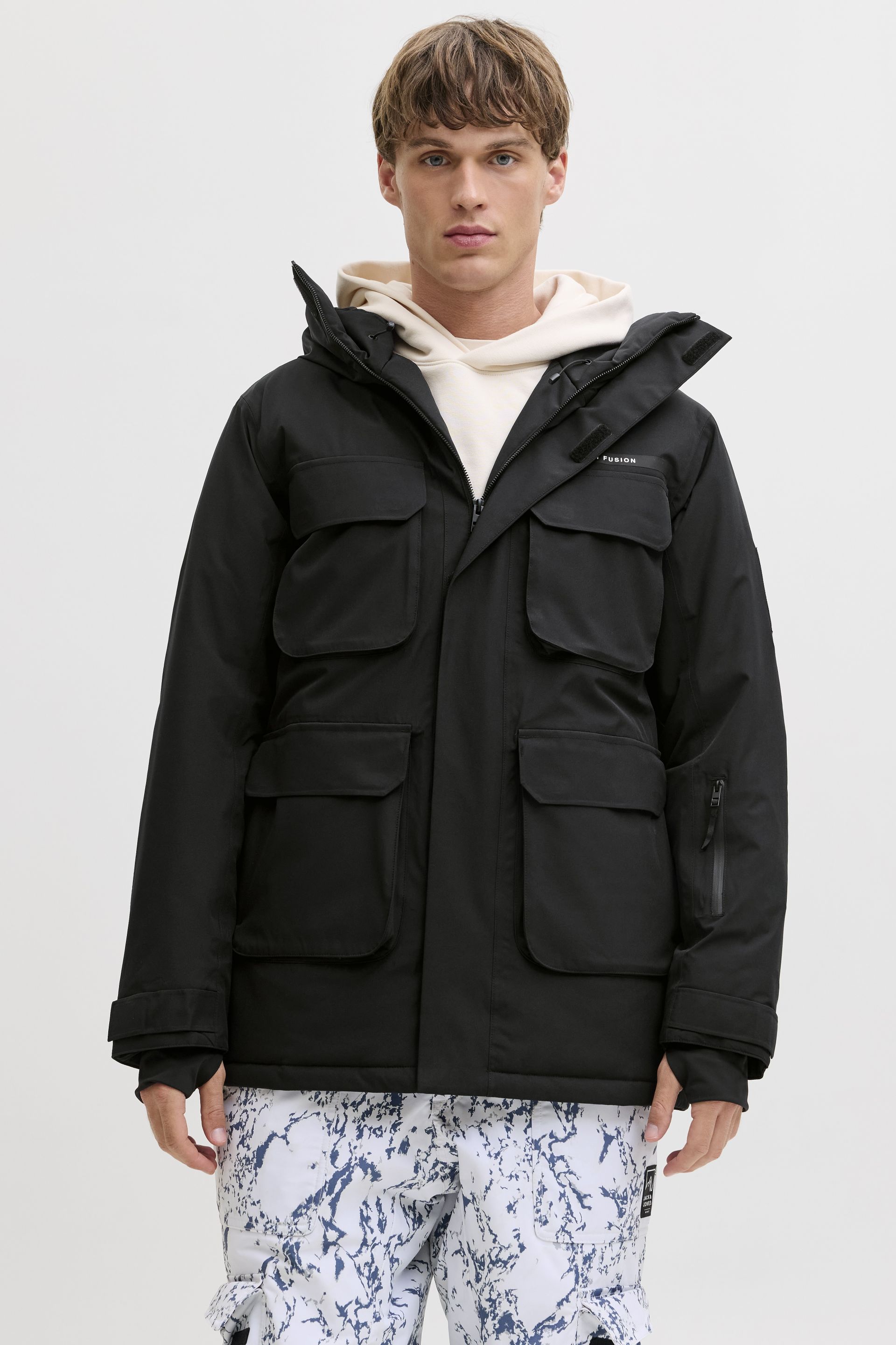 Winter jacket JACK & JONES 12284695-Black-Beauty