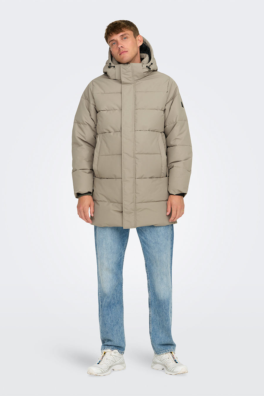 Winter jacket ONLY & SONS 22020156-Desert-Taupe