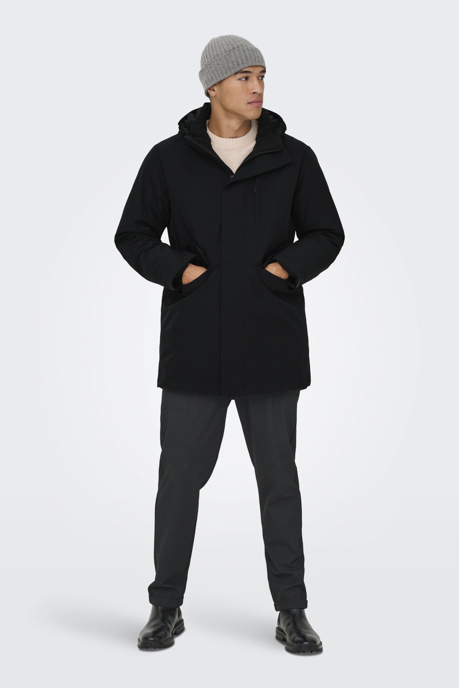 Winter jacket ONLY & SONS 22037057-Black