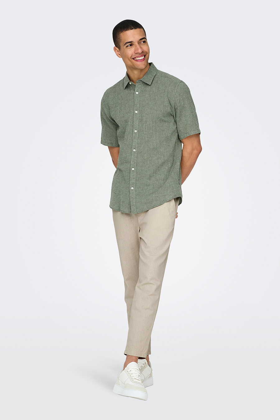 Shirt ONLY & SONS 22009885-Swamp