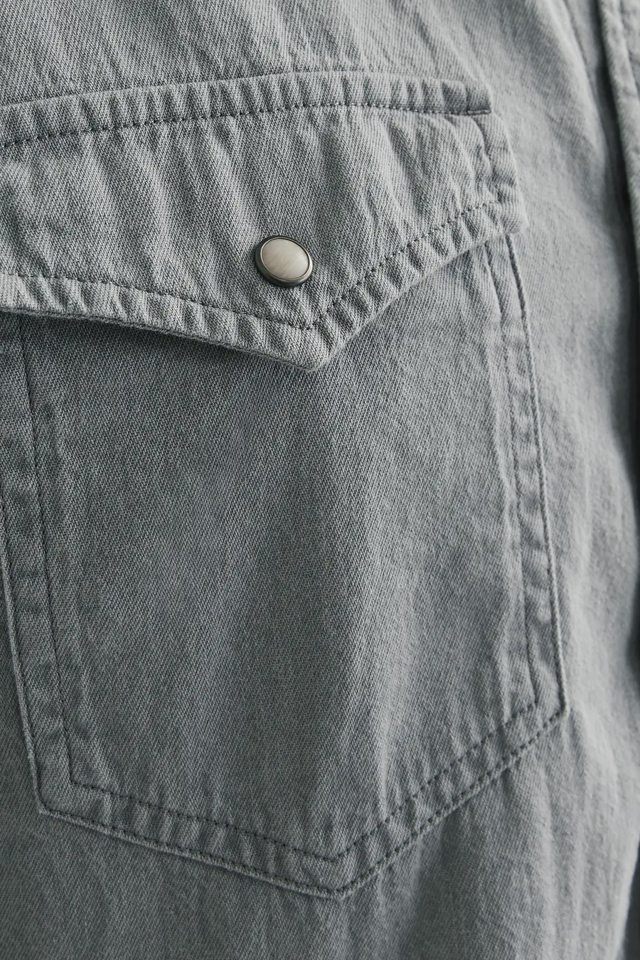 Denim shirt JACK & JONES 12138115-Light-Grey