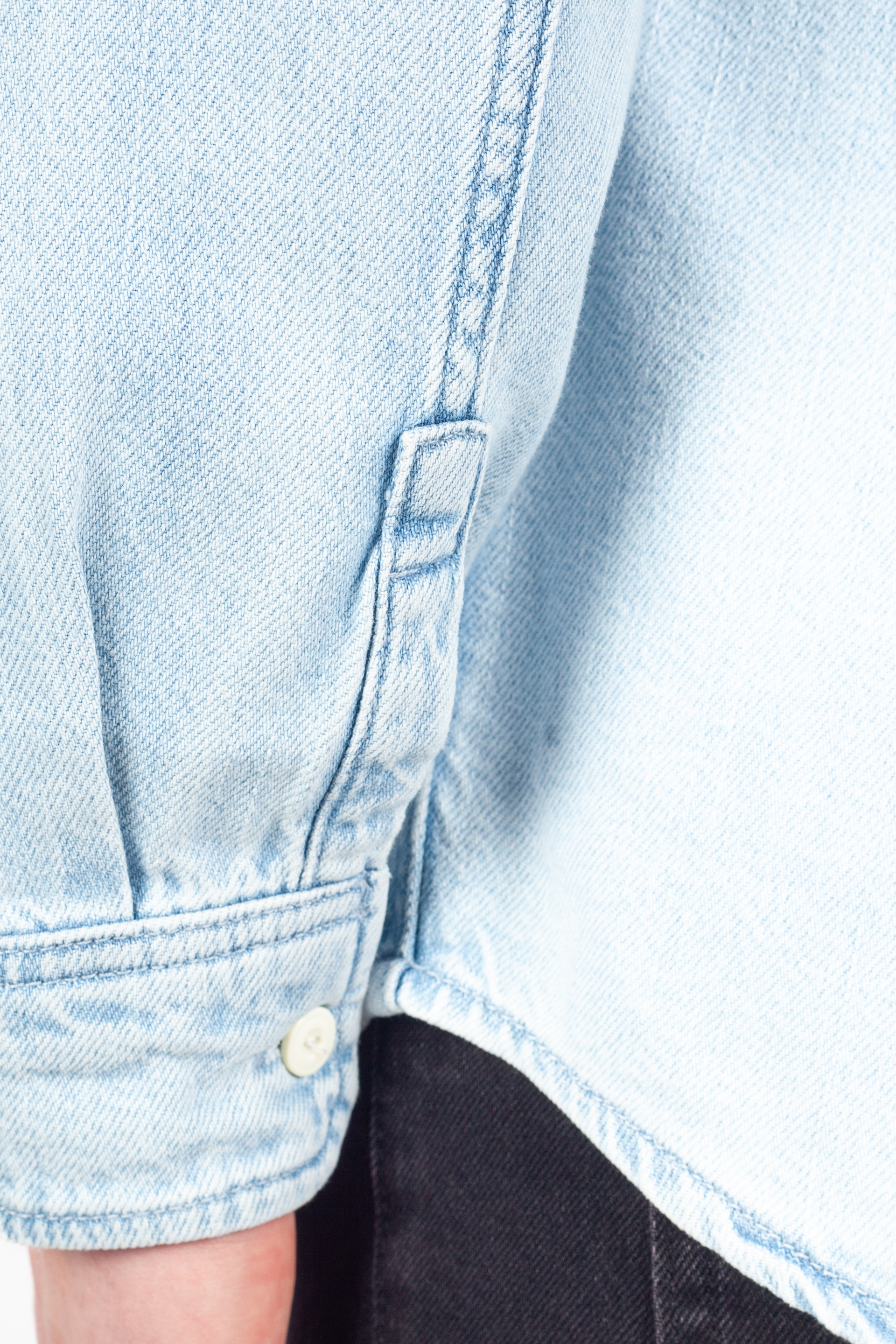 Denim shirt JACK & JONES 12275137-Light-Blue