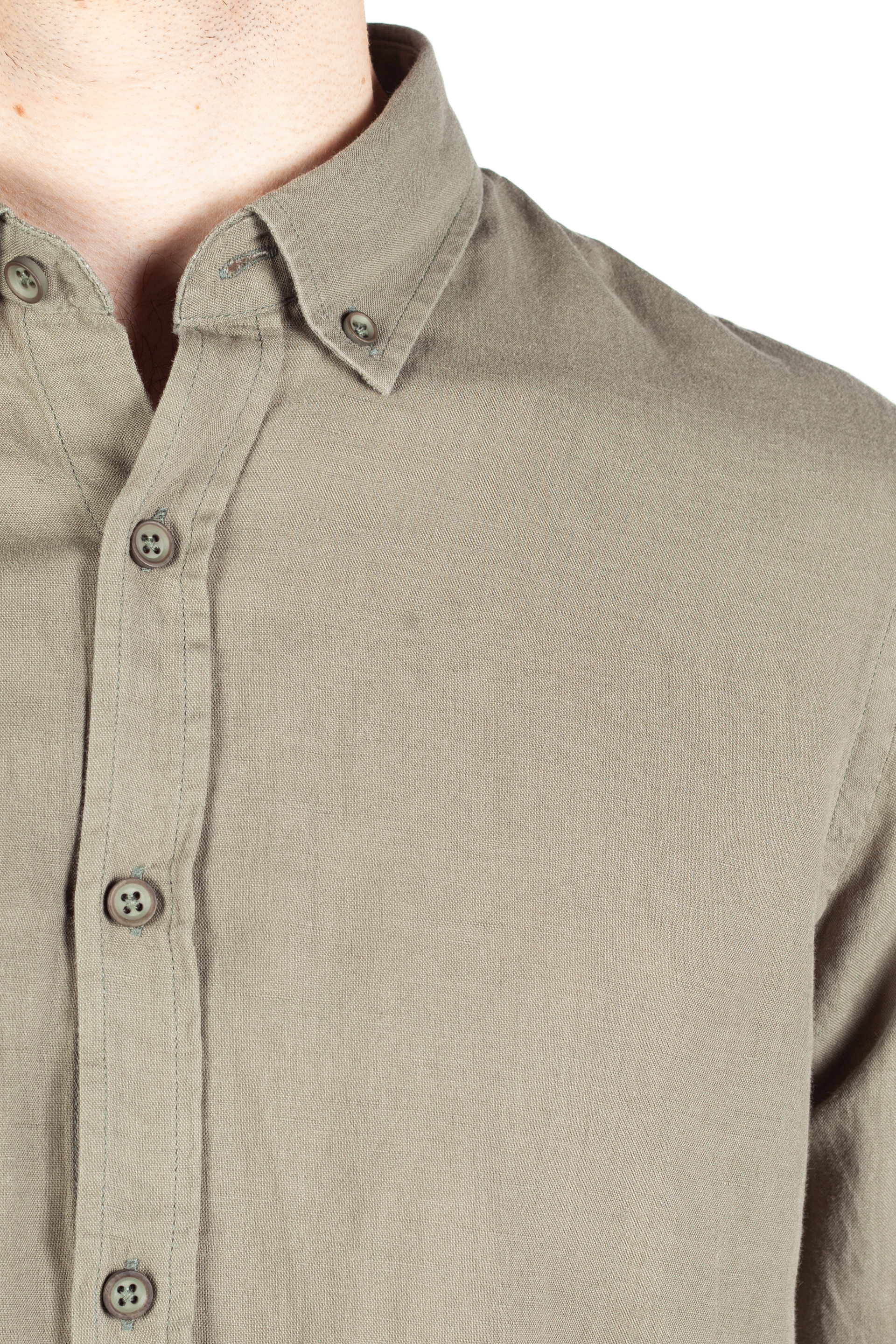 Linen shirt MCL 32431-Y-HAKI