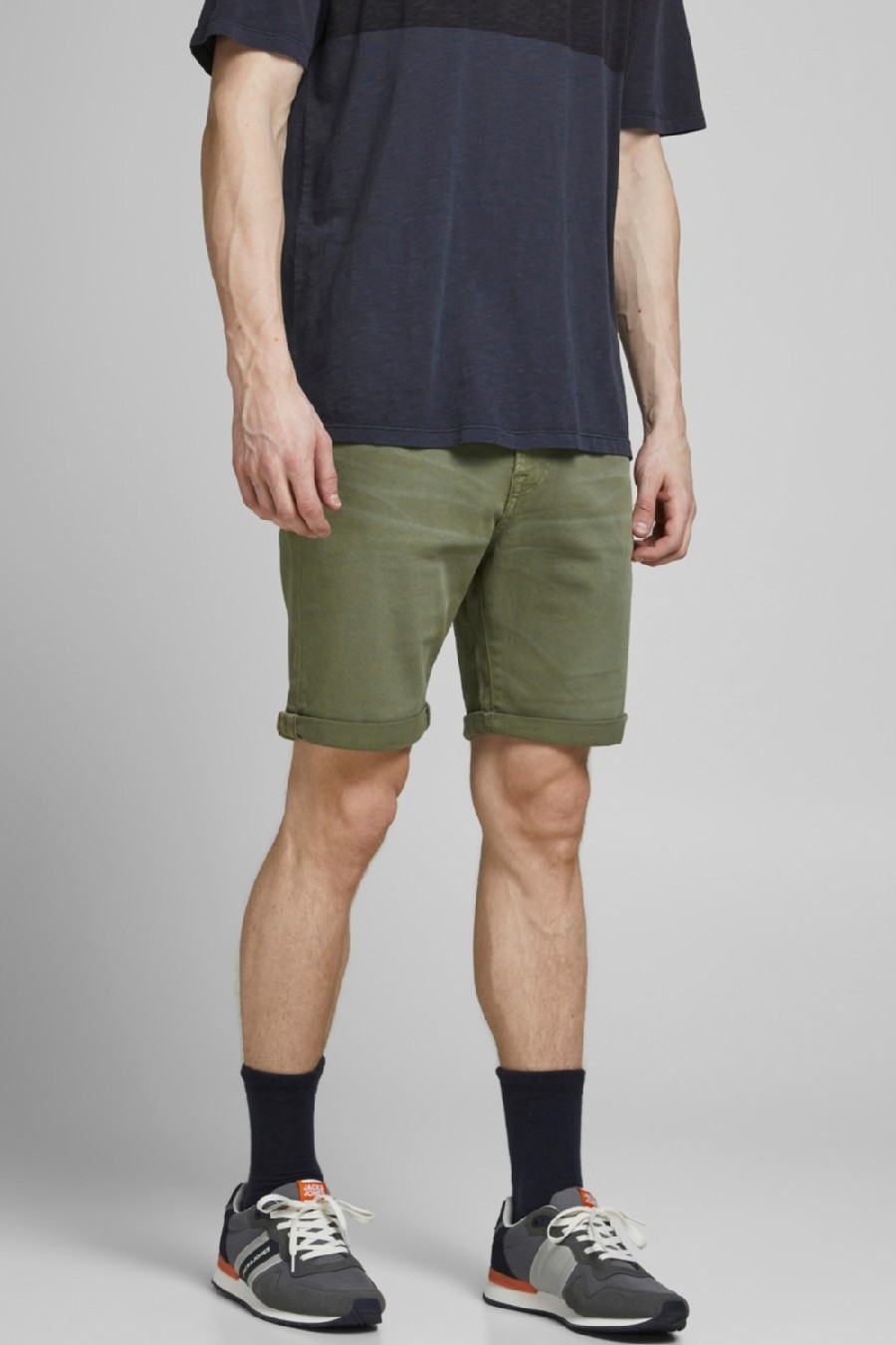 Denim shorts JACK & JONES 12232400-Deep-Lichen-Gr