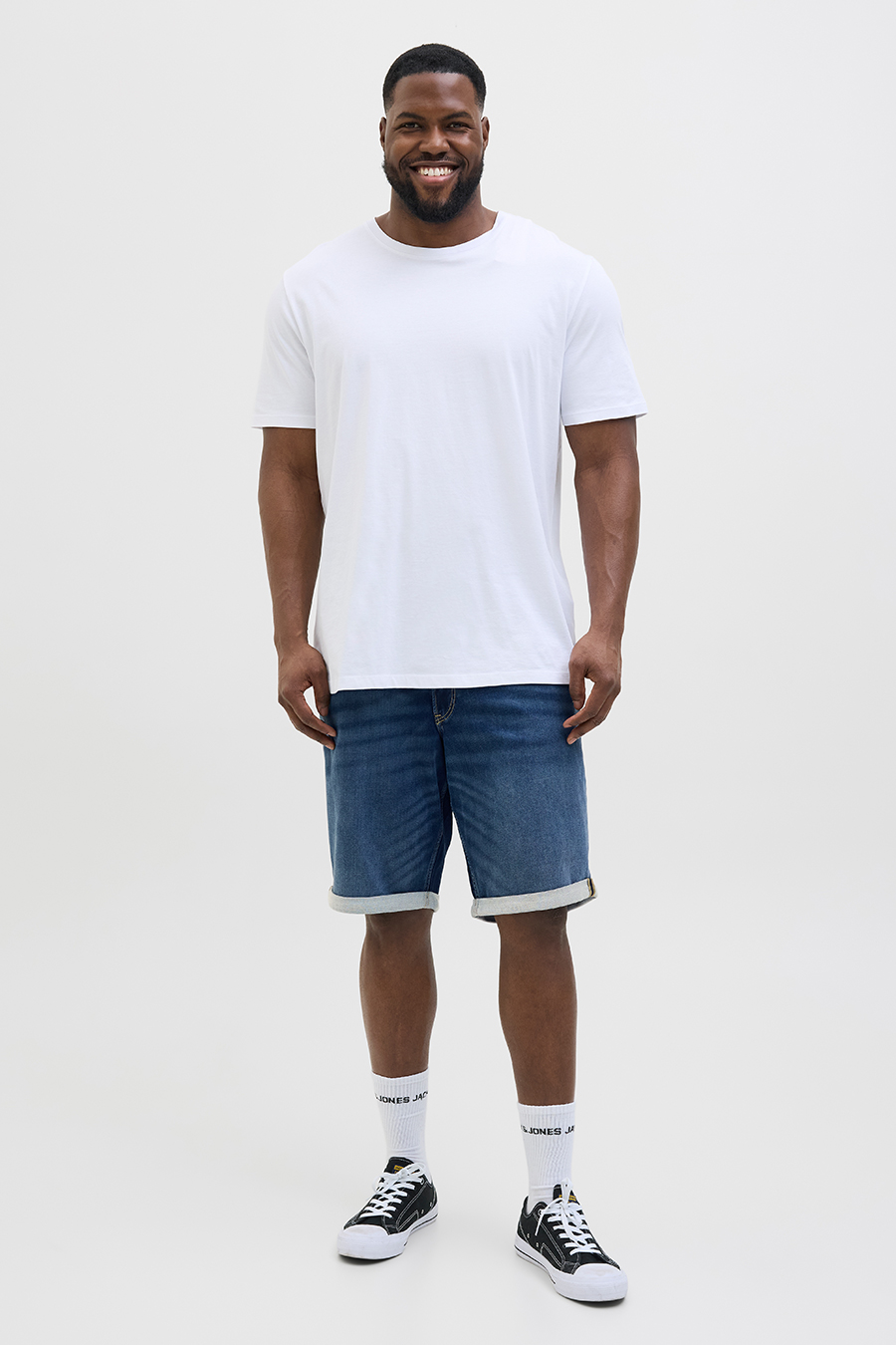 Denim shorts JACK & JONES 12274050-Blue-Denim