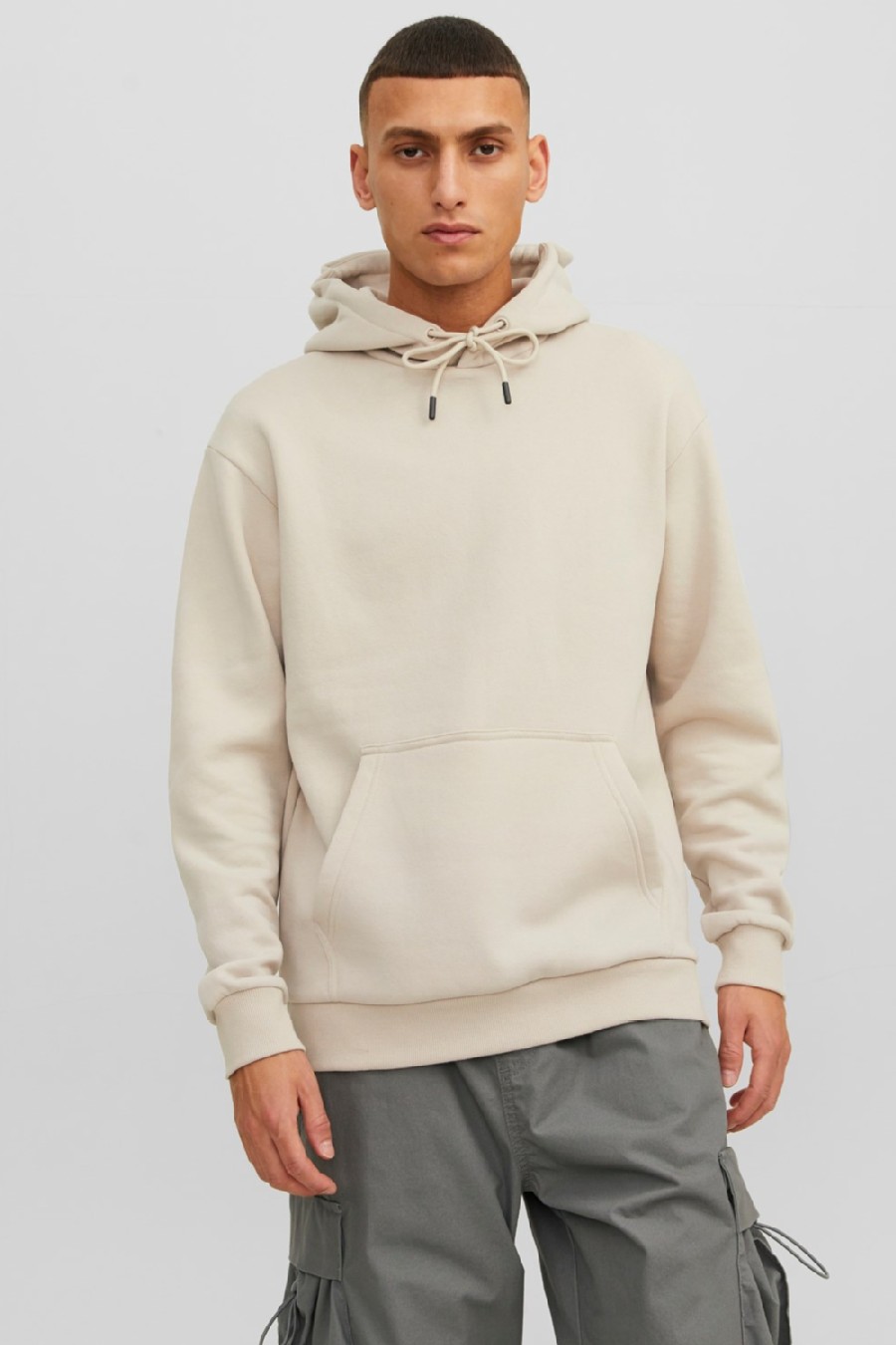 Hoodie JACK & JONES 12249340-Moonbeam