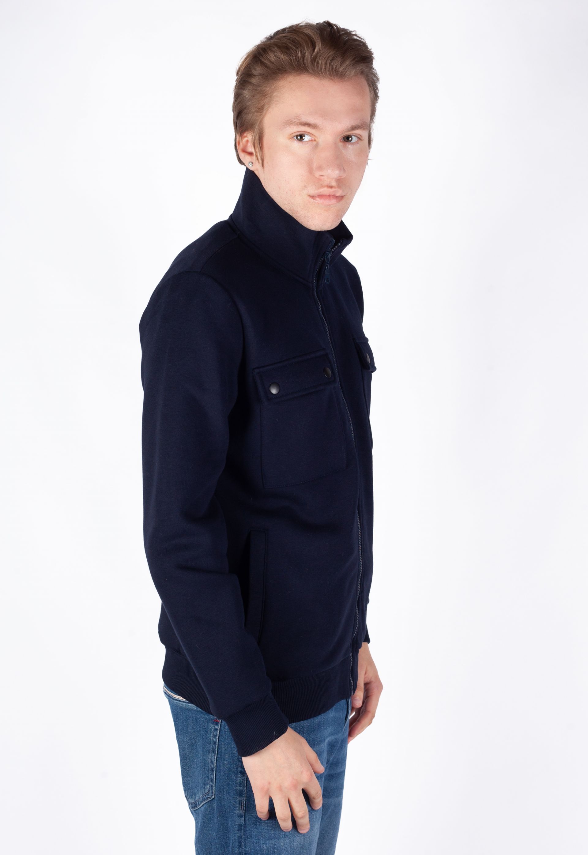 Zip up Hoodie MCL 40288-LACIVERT