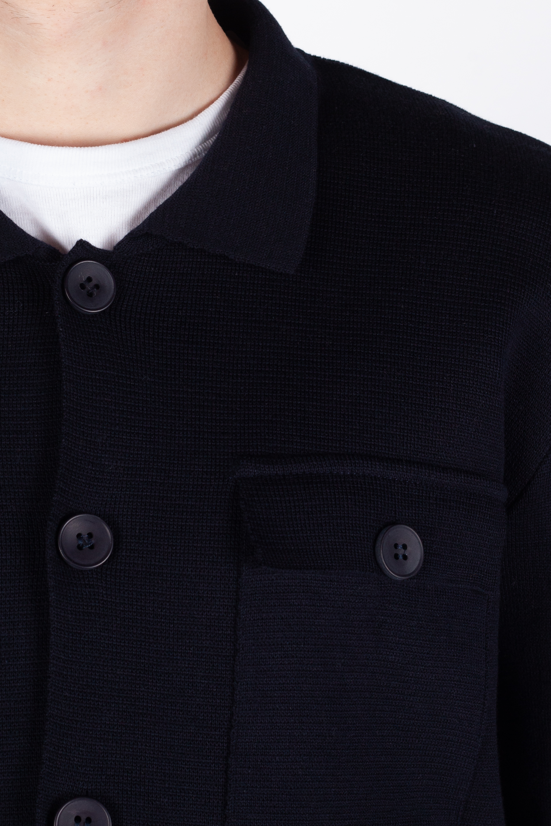 Sweater with zip XINT 801676-LACIVERT