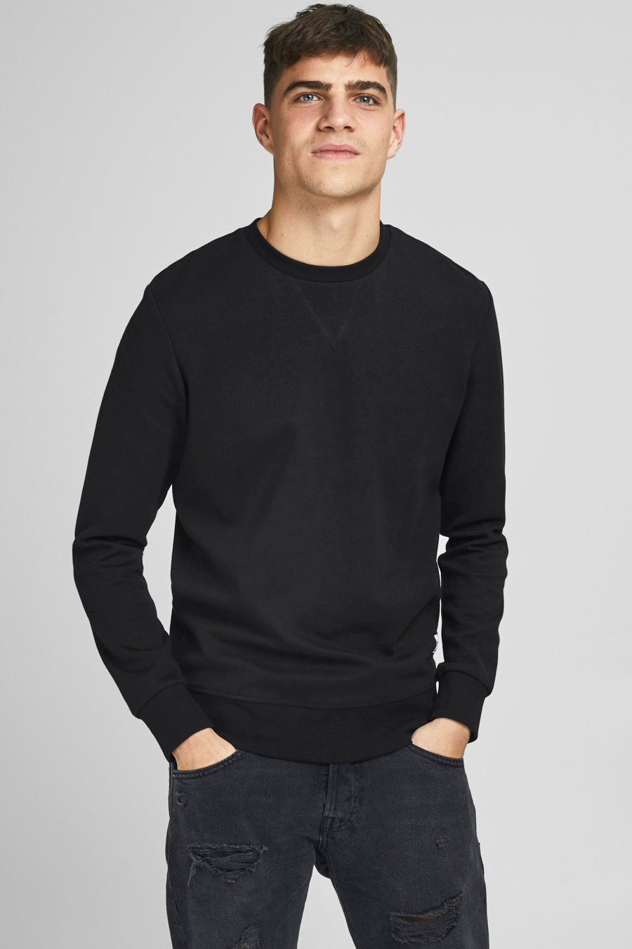 Hoodie JACK & JONES 12181903-Black