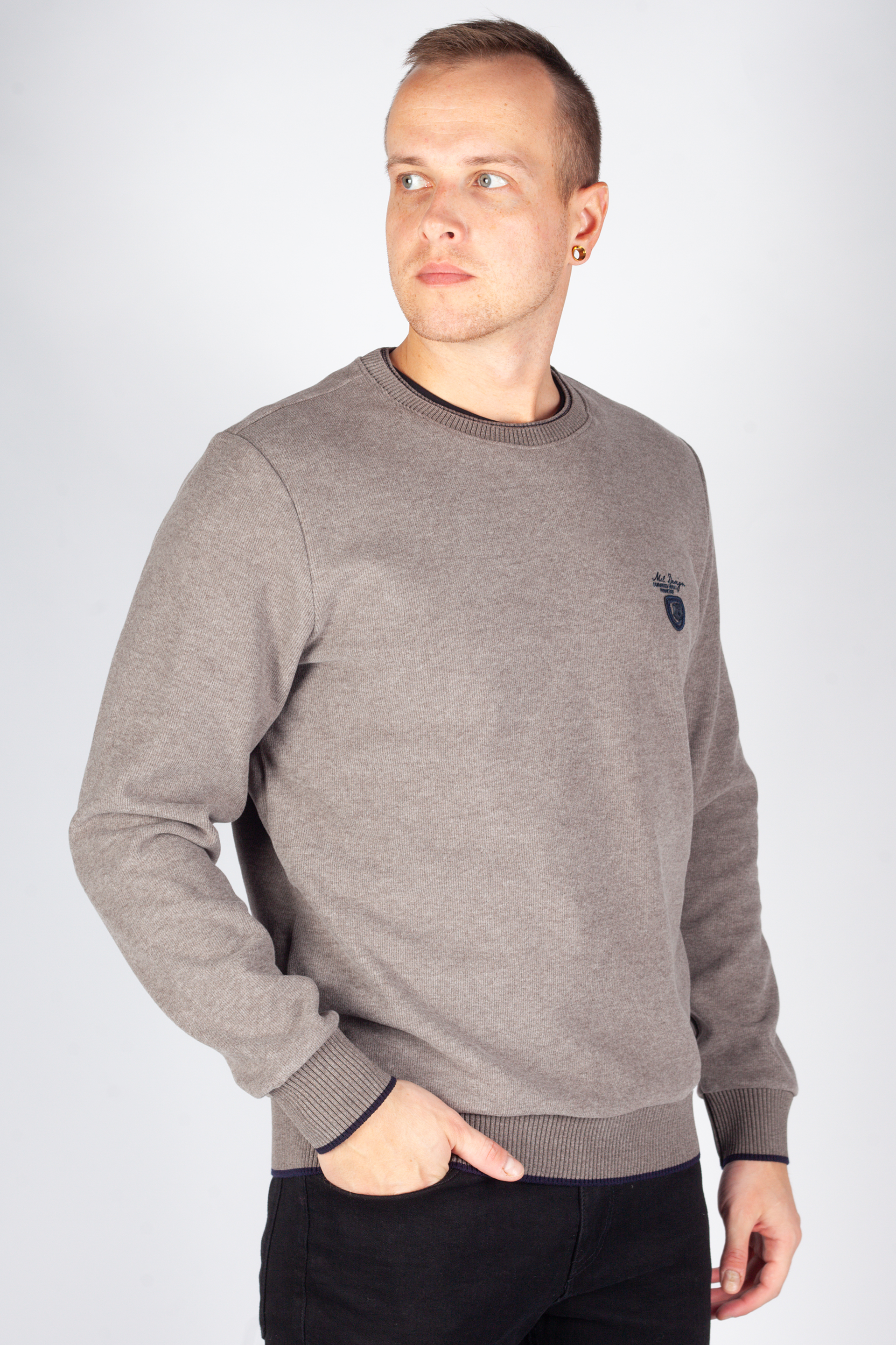 Sweater MCL 27643-KAHVE-MELANJ