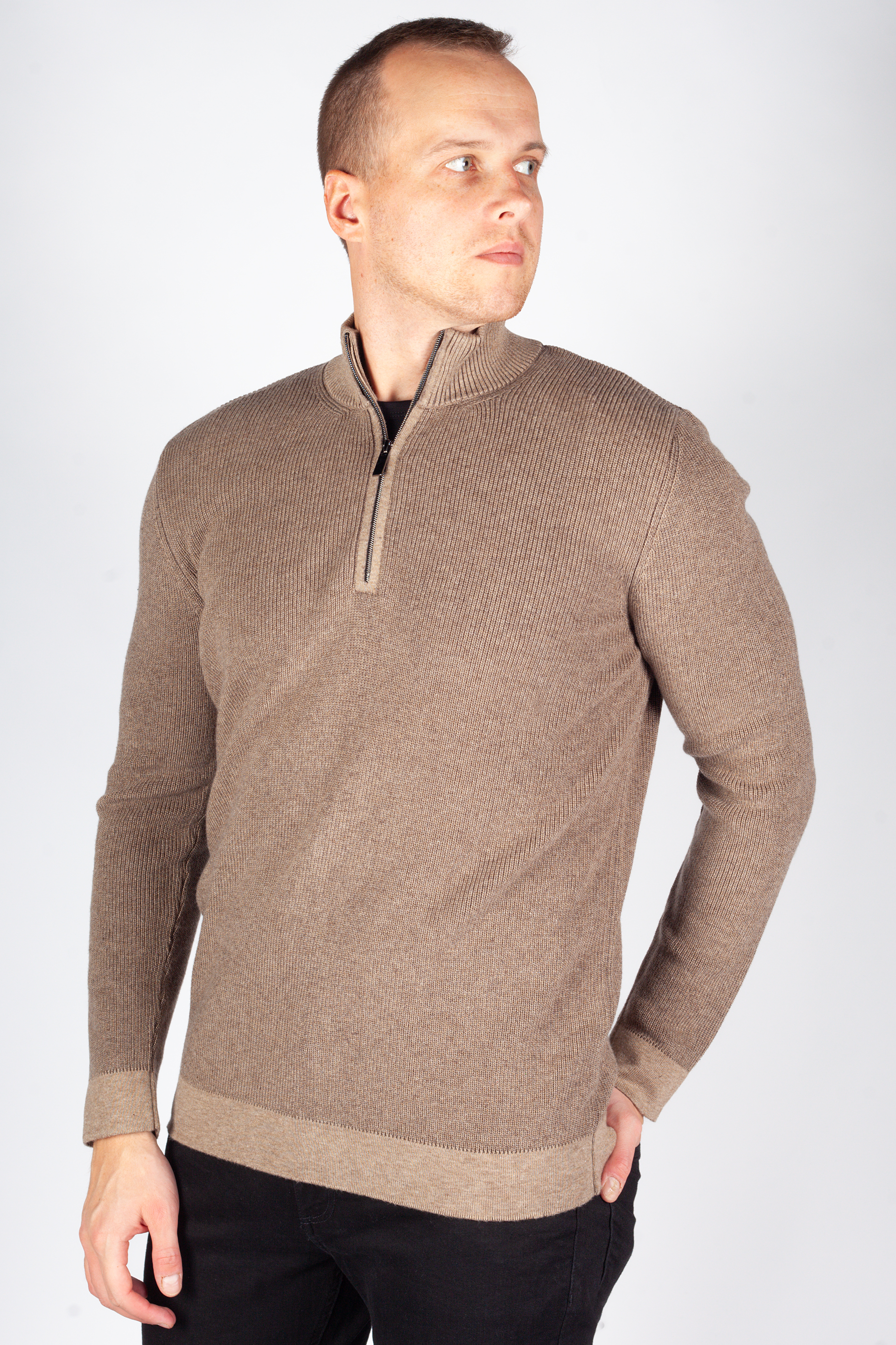 Sweater MCL 33812-TOPRAKMELANJ