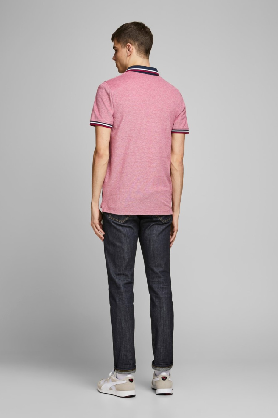 Polo shirt JACK & JONES 12136668-Rio-Red