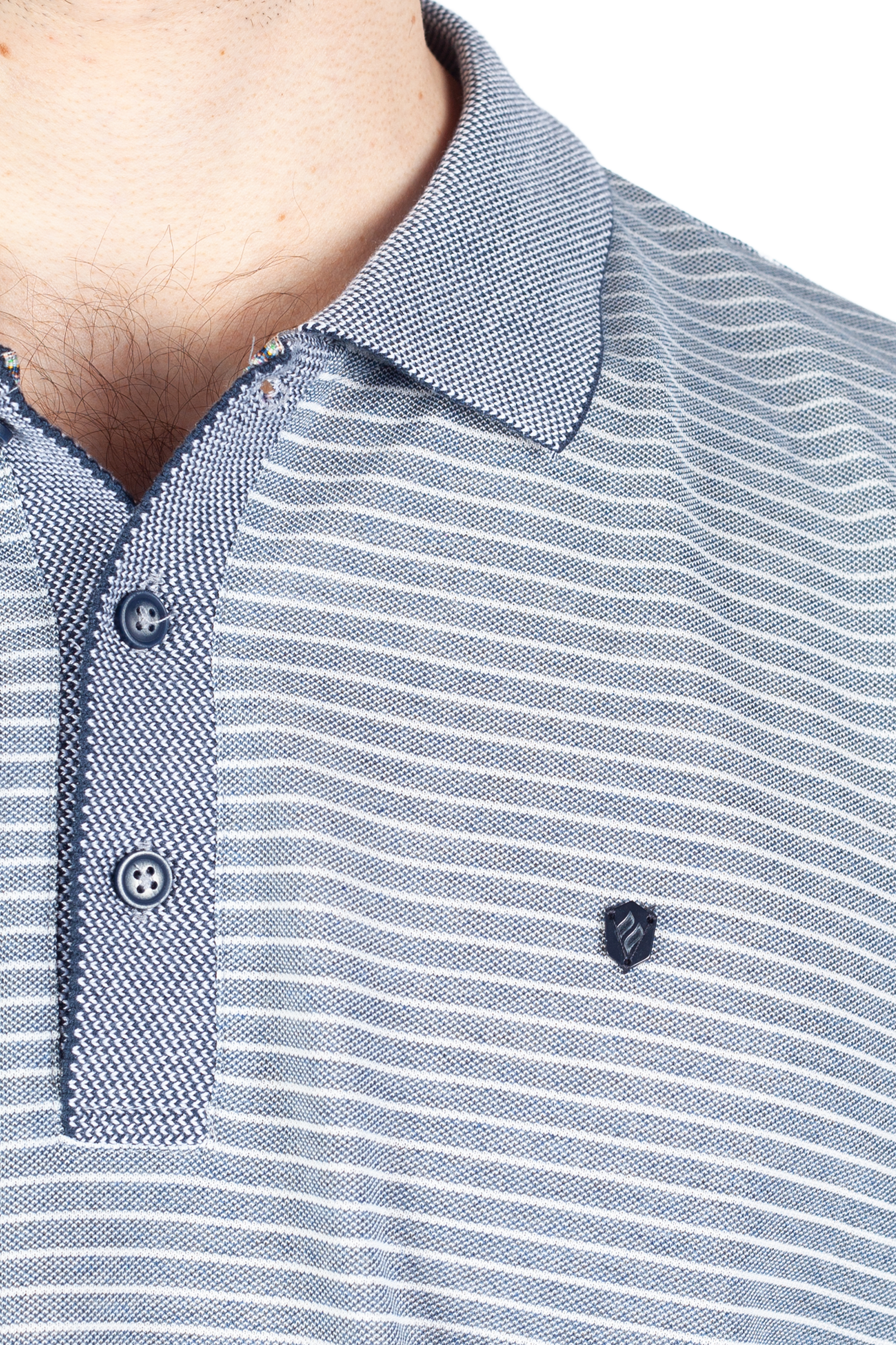 Polo shirt MCL 39934-INDIGOMELANJ