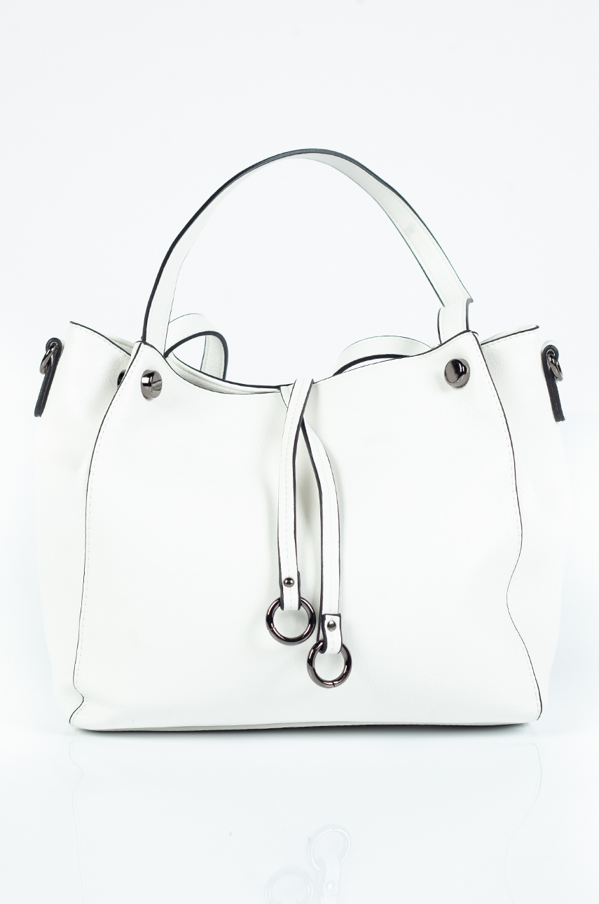 Handbag FLORA&CO F5679-BLANC