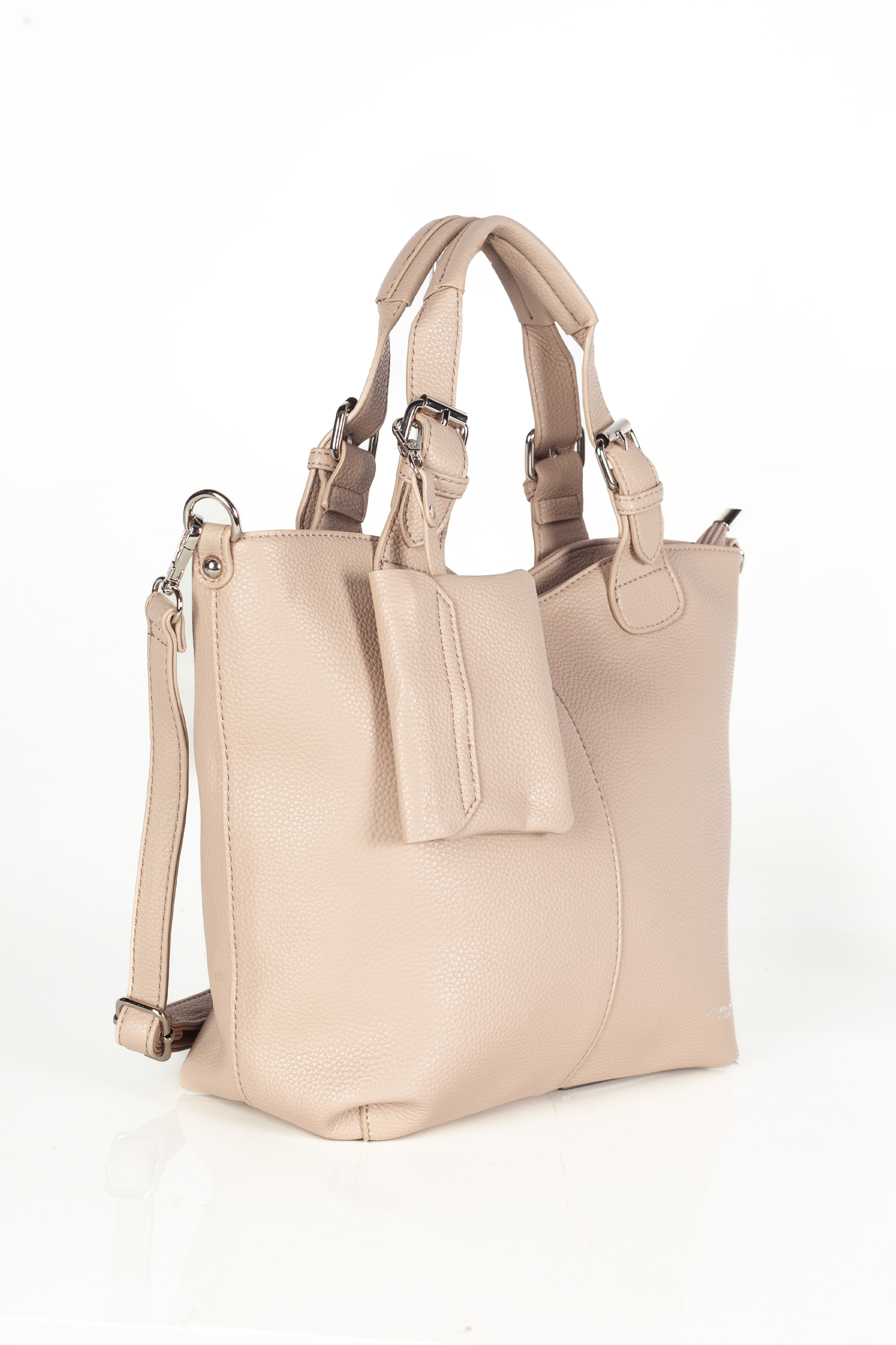 Handbag FLORA&CO F7143-BEIGE
