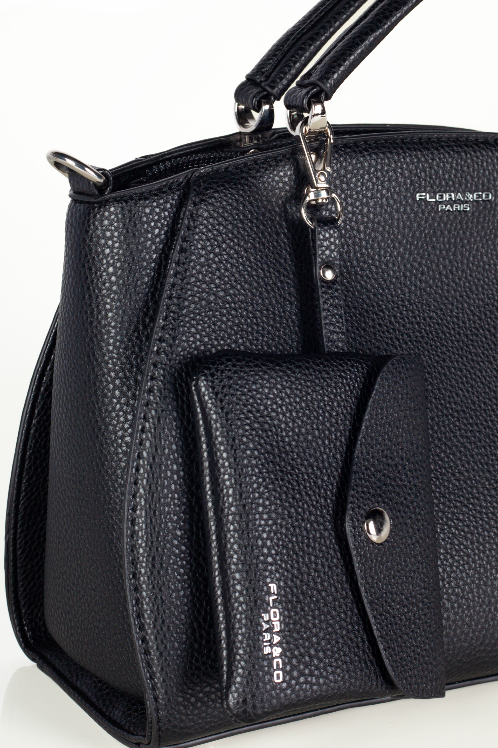 Handbag FLORA&CO F8524-NOIR