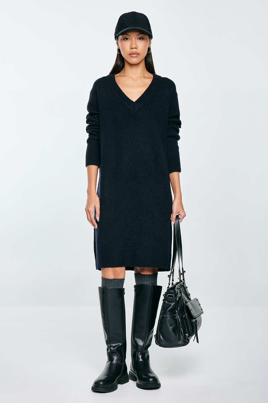 Knitted dress BIG STAR 340254906